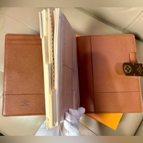 Sold x x x Louis Vuitton Large Ring Agenda cover Vintage monogram - Picture 7 of 14